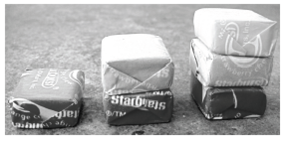 Stacks of starburst candy
