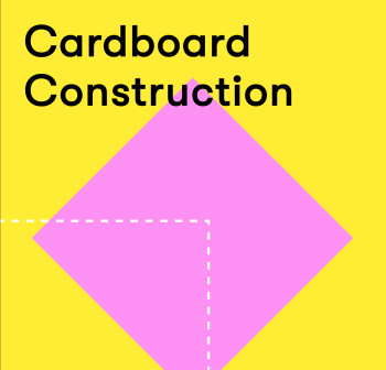 Cardboard Construction Logo