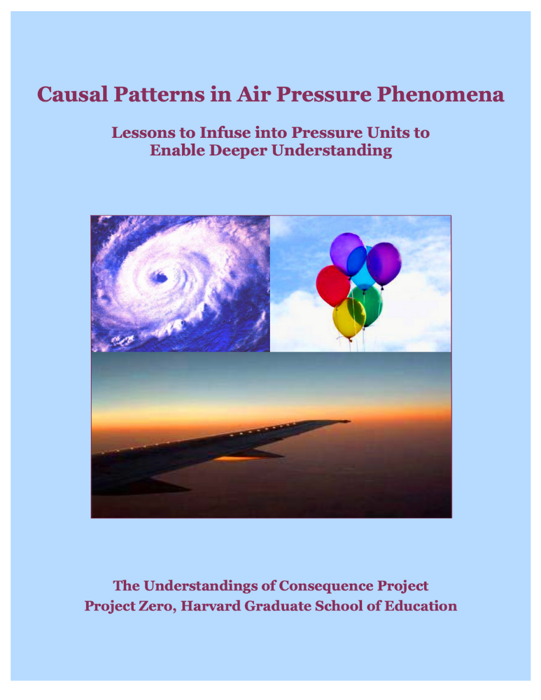 Causal Patterns in Air Pressure Phenomena_ Lessons to Infuse into Pressure Units