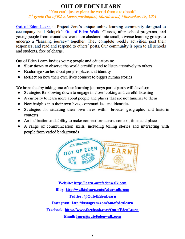 Core Learning Journey Curricula