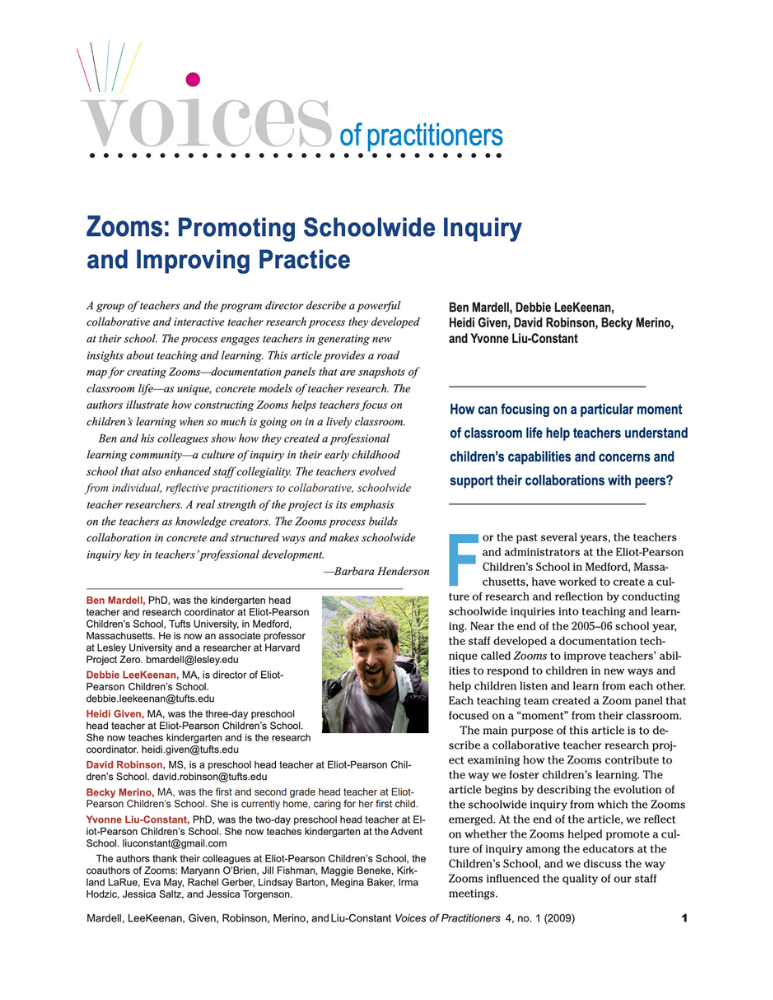 Zooms_ Promoting Schoolwide