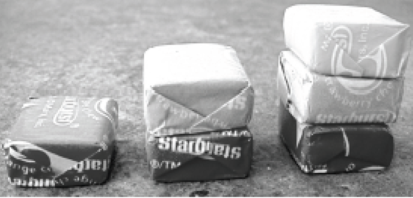 Three sets of Starbursts