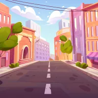 An illustration of a city