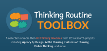 Banner for the 'Thinking Routine Toolbox'.